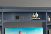 Americana Modern - TV Console with Hutch and LED Lights - JaxCo Furniture