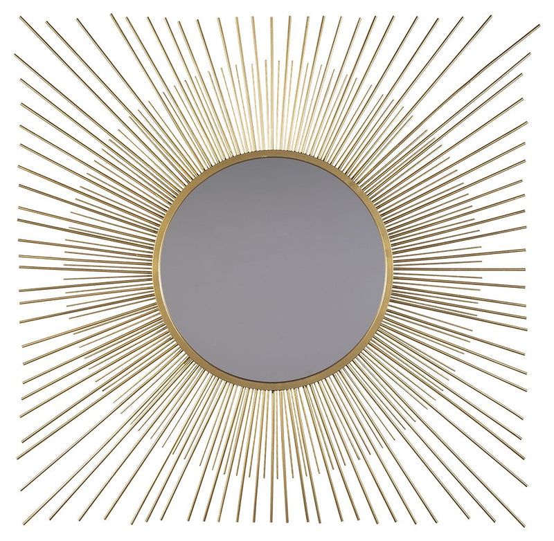 Elspeth - Gold Finish - Accent Mirror - JaxCo Furniture