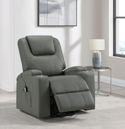Armstrong - Upholstered Power Lift Massage Recliner - JaxCo Furniture