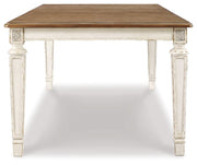 Realyn - Chipped White - Rectangular Dining Room Extension Table - JaxCo Furniture