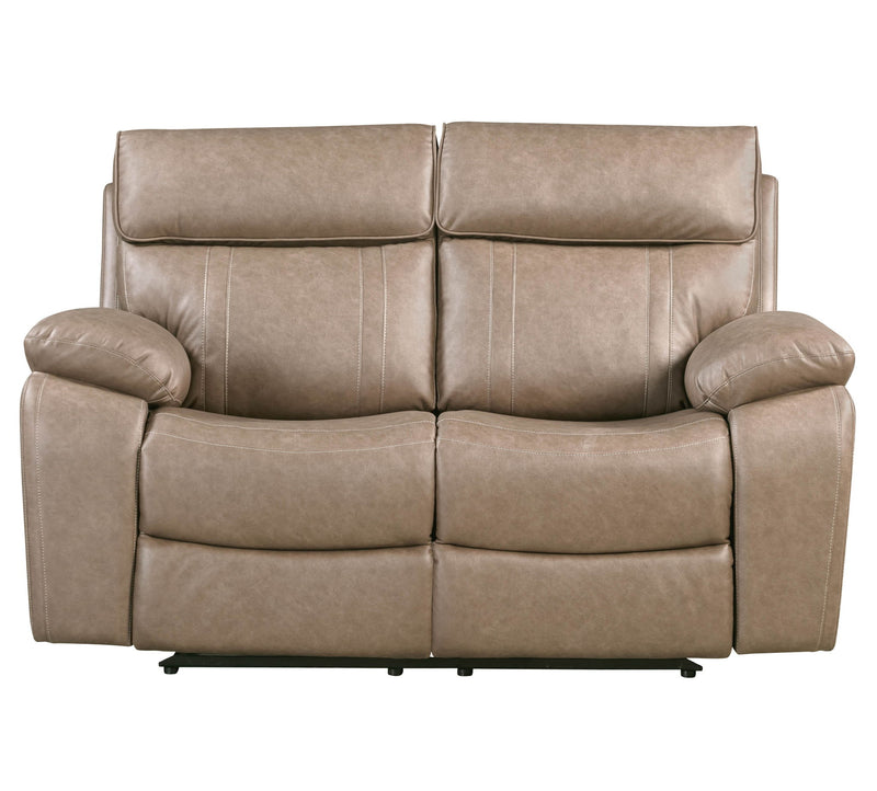 Theon - Reclining Loveseat - Stokes Toffee - JaxCo Furniture
