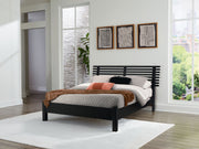 Danziar - Slat Panel Bed With Low Footboard - JaxCo Furniture