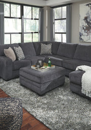 Tracling - Slate - Oversized Accent Ottoman - JaxCo Furniture