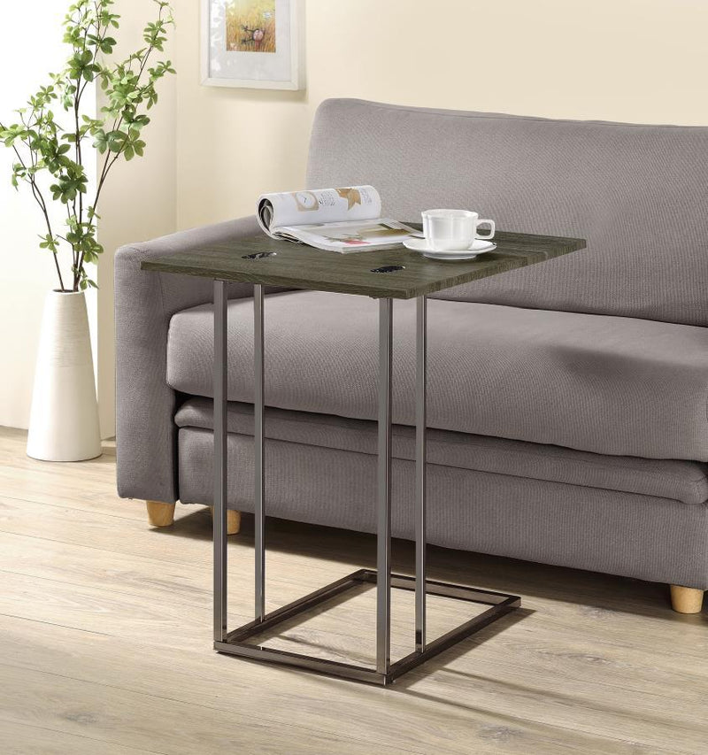 Pedro - Expandable C-Shaped Sofa Side Table - JaxCo Furniture