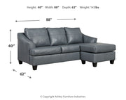 Genoa - Sofa Chaise - JaxCo Furniture