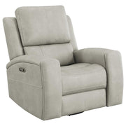 Brickston - Triple Power Swivel Glider Recliner - JaxCo Furniture