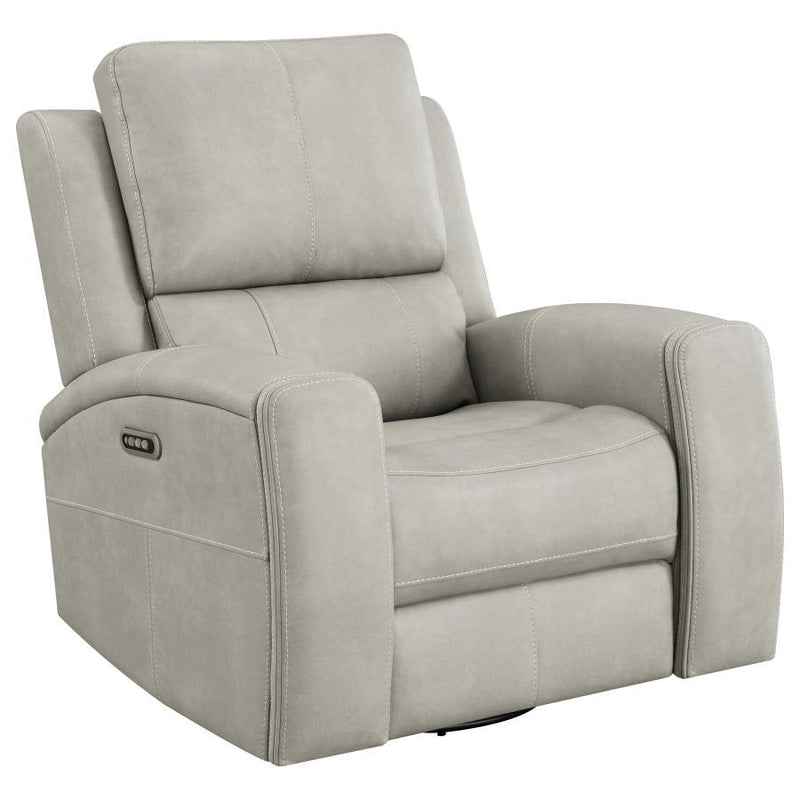 Brickston - Triple Power Swivel Glider Recliner - JaxCo Furniture