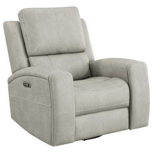 Brickston - Triple Power Swivel Glider Recliner - JaxCo Furniture