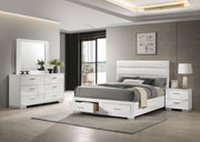 Felicity - Storage Bedroom Set - White - JaxCo Furniture