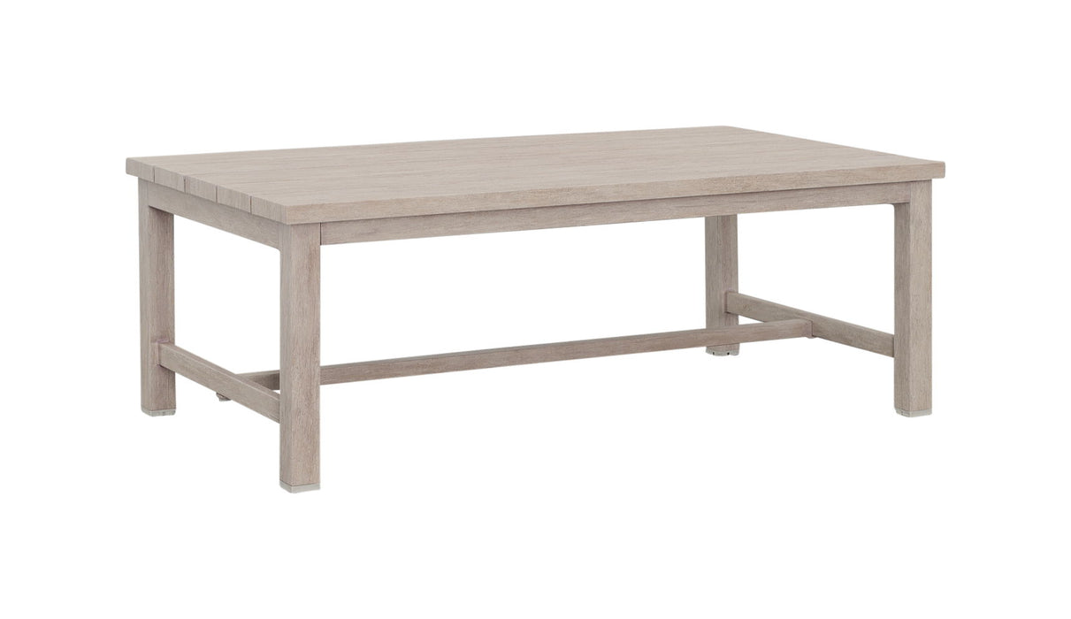 Blakley - Outdoor Aluminum Coffee Table - White - JaxCo Furniture