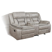 Greer - Upholstered Motion Reclining Loveseat - JaxCo Furniture