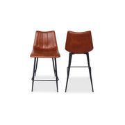 Alibi - Counter Stool (Set of 2) - Brown - JaxCo Furniture
