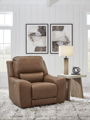 DeepWakes - Caramel - Power Recliner / Adjustable Headrest - JaxCo Furniture