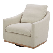 Linden - Swivel Chair - Soft Beige - JaxCo Furniture