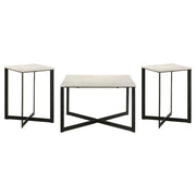 Tobin - Marble Top Coffee And End Table Set - JaxCo Furniture