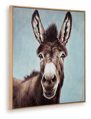 Landerton - Brown / Blue / White - Wall Art - JaxCo Furniture