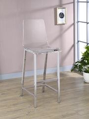 Juelia - Chrome Stools (Set of 2) - JaxCo Furniture