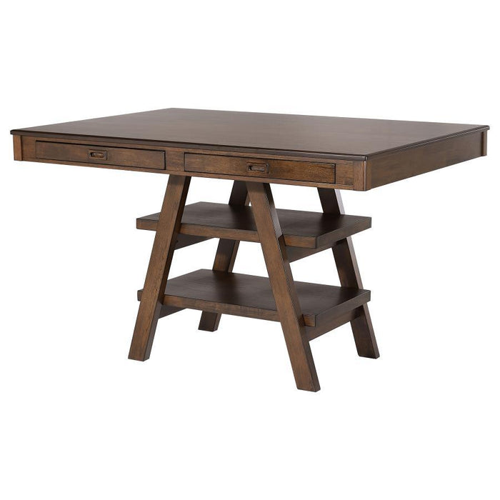 Dewey - Rectangular Counter Height Dining Table - Walnut - JaxCo Furniture