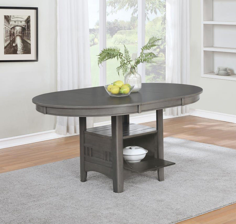 Lavon - Oval Extension Leaf Dining Table - JaxCo Furniture