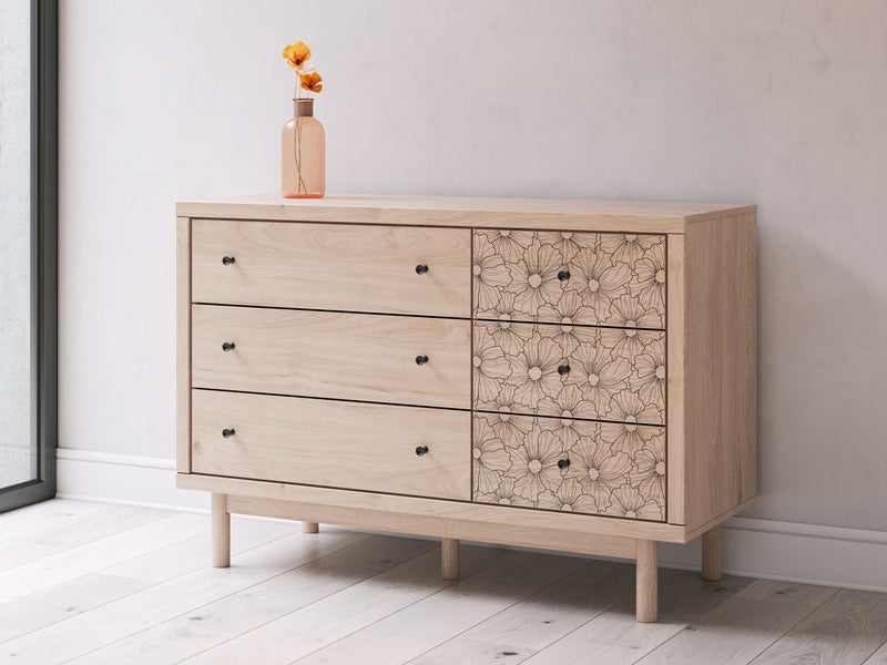 Arloster - Six Drawer Dresser - JaxCo Furniture