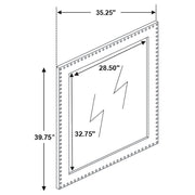 Melody - Upholstered Dresser Mirror - JaxCo Furniture