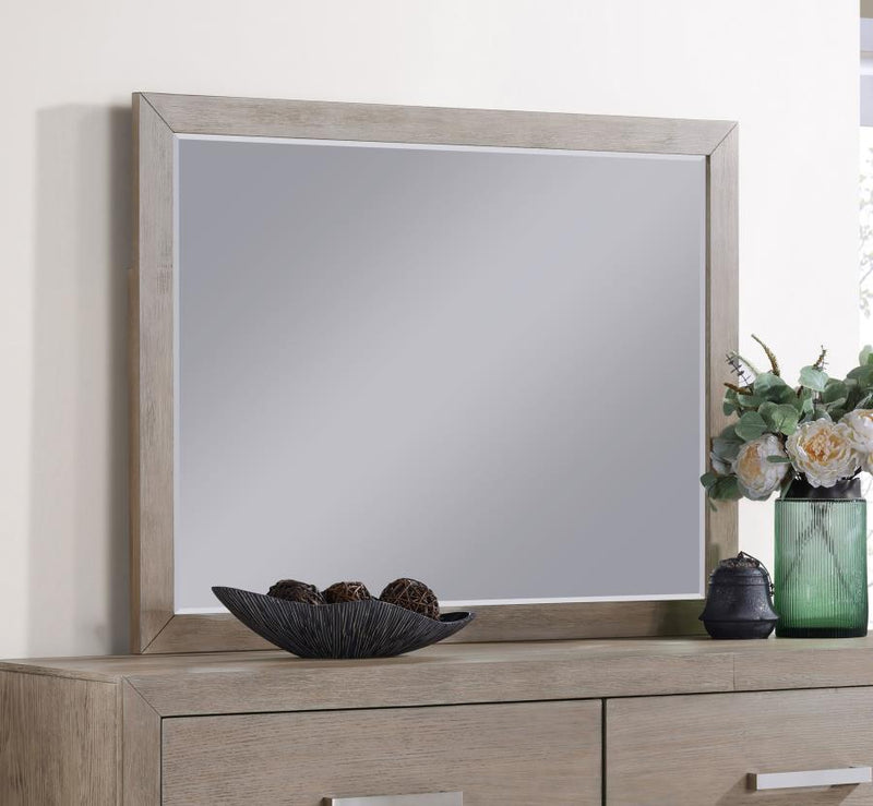 Kenora - Dresser Mirror - Barley Brown - JaxCo Furniture