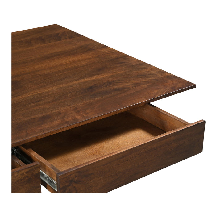 Everett - Coffee Table - Brown - JaxCo Furniture