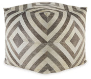 Hartselle - Brown - Pouf - JaxCo Furniture