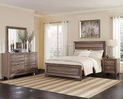 Kauffman - Transitional High Headboard Panel Bed Bedroom Set - JaxCo Furniture