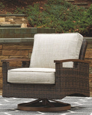 Paradise - Medium Brown - Swivel Lounge Chair (Set of 2) - JaxCo Furniture