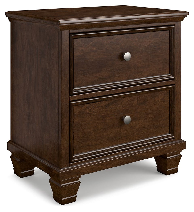 Danabrin - Brown - Two Drawer Nightstand - JaxCo Furniture