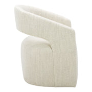 Barrow - Rolling Dining Chair - White Mist - JaxCo Furniture
