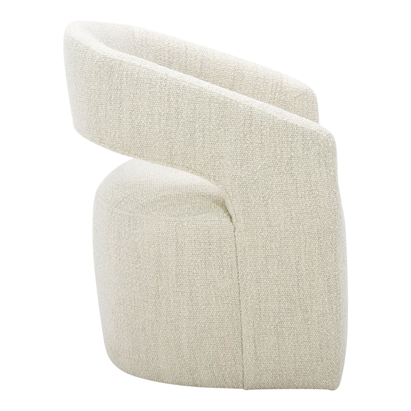 Barrow - Rolling Dining Chair - White Mist - JaxCo Furniture