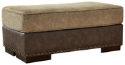Alesbury - Chocolate - Ottoman - JaxCo Furniture
