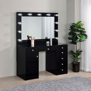 Acena - 7-Drawer Vanity Set With Lighting - JaxCo Furniture