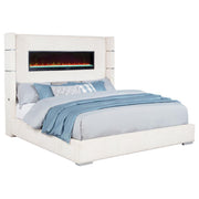 Tisdall - Upholstered Fireplace Bed - JaxCo Furniture