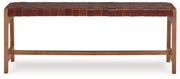 Lemmund - Natural / Brown - Accent Bench - JaxCo Furniture