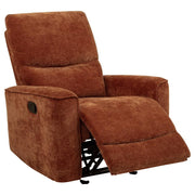 Navarro - Chenille Upholstered Glider Recliner - JaxCo Furniture