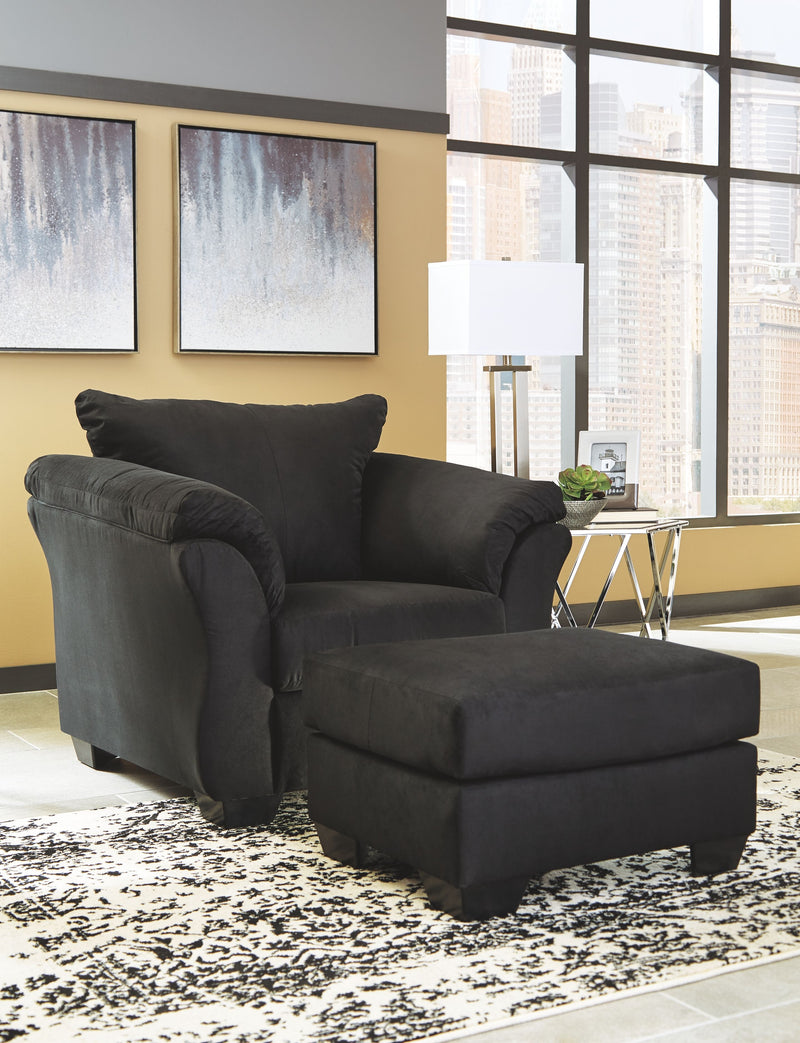 Darcy - Chair With Ottoman - JaxCo Furniture