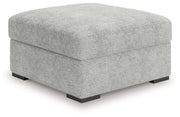 Cuddle Plush - Arctic - Oversized Accent Ottoman - JaxCo Furniture