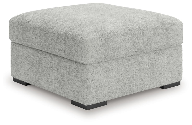 Cuddle Plush - Arctic - Oversized Accent Ottoman - JaxCo Furniture