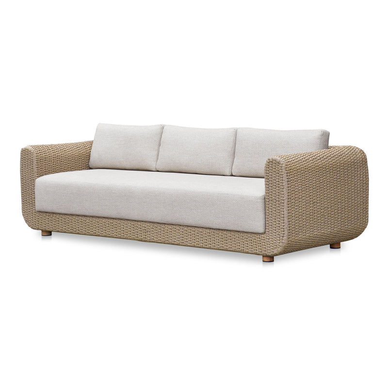 Soma - Outdoor Sofa - Natural - JaxCo Furniture