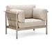 Leo - Outdoor Accent Chair - Taupe - JaxCo Furniture