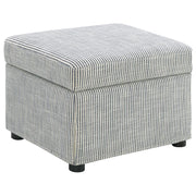 Winter - Upholstered Hydraulic Lift Top Storage Ottoman - JaxCo Furniture