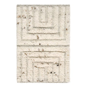 Renewed - 2' x 3' Tahoe Wool Area Rug - Ivory - JaxCo Furniture