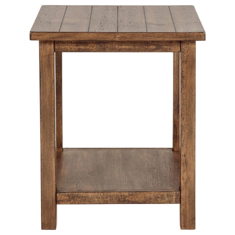 Payne - Wood End Table with Shelf - JaxCo Furniture
