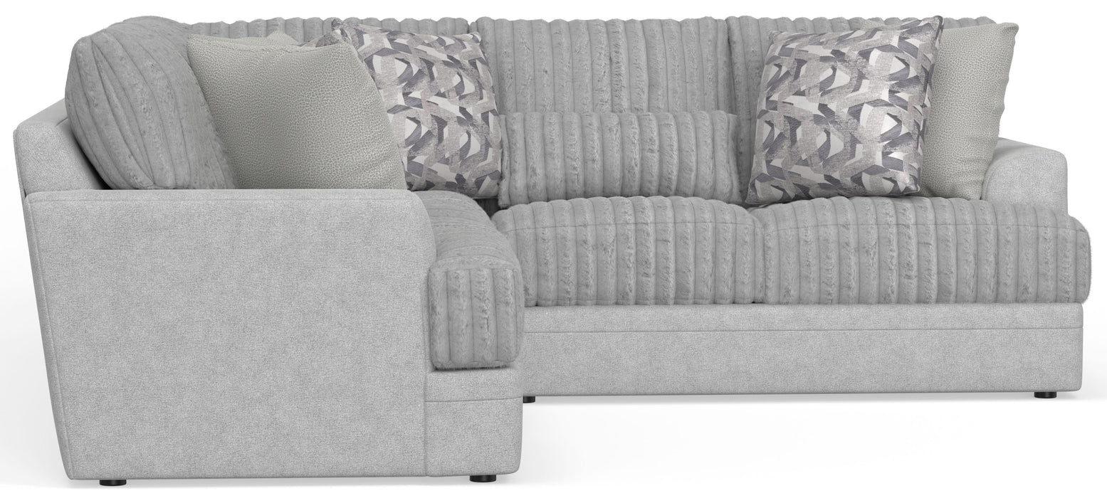 Titan - Sectional With Comfort Coil Seating And Accent Pillows - JaxCo Furniture