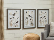 Honslow - Brown / Black / White - Wall Art Set (Set of 3) - JaxCo Furniture