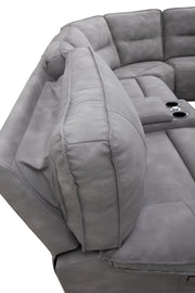 Gladiator - 6 Piece Modular Power Reclining Sectional - JaxCo Furniture