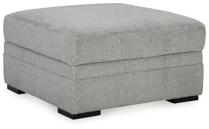 Casselbury - Cement - Ottoman With Storage - JaxCo Furniture